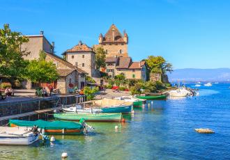 Campeggio La Dranse Thonon-les-Bains Lago di Ginevra