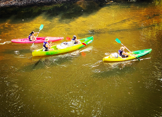Canoa sul fiume Dordogna