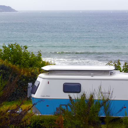 Caravan vista oceano