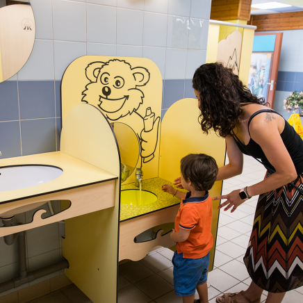 area sanitaria per bambini