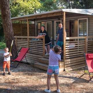 terrazza di case mobili per bambini