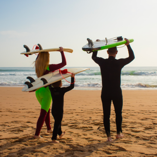 surf in famiglia