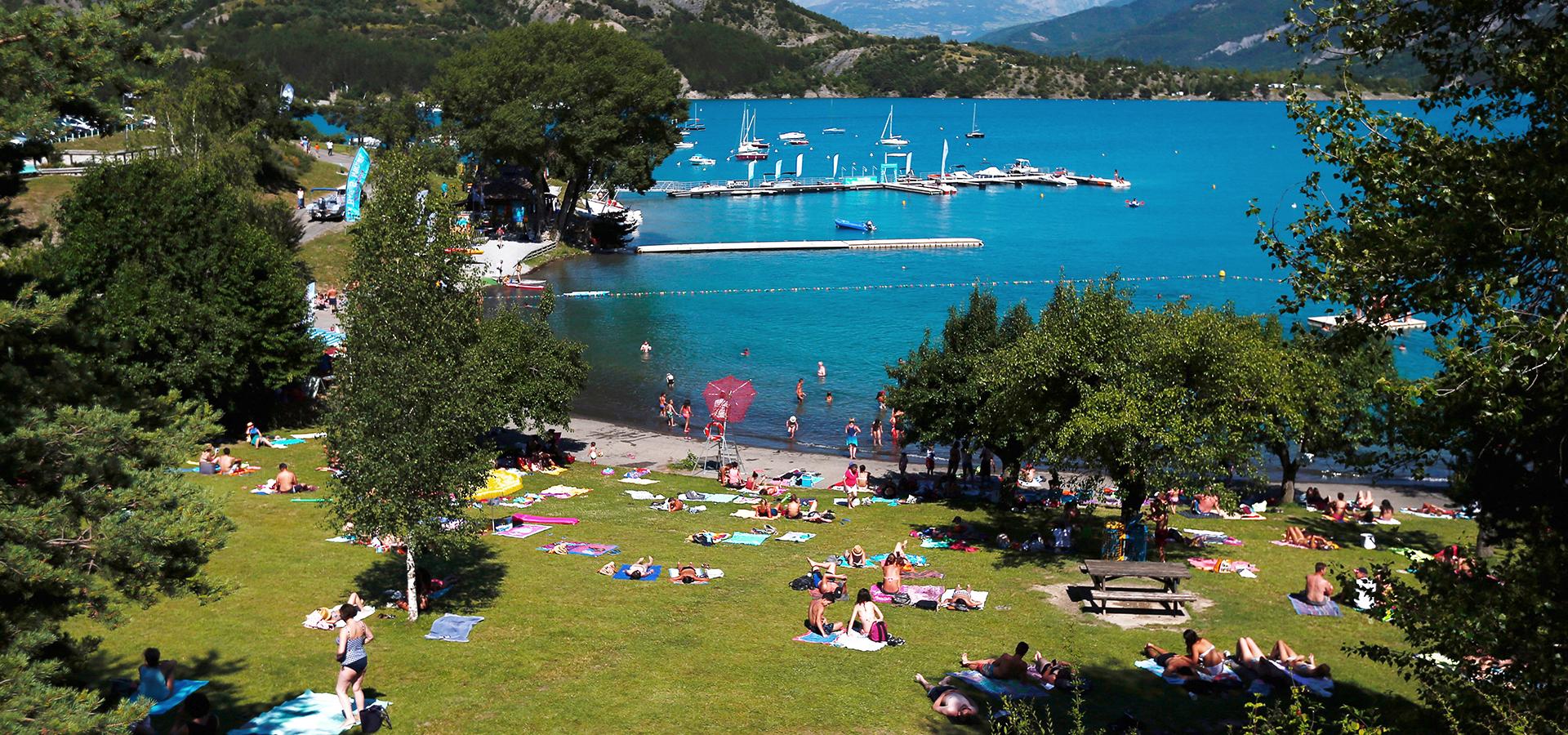 Campeggio Baie de la Chapelles Chorges Alpes-du-Sud Lac de Serre-Ponçon